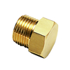 0125 06 00 Brass end plug Ø6mm x M10